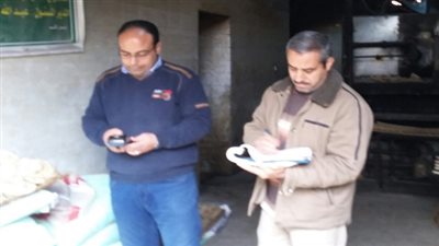حملات تموينية مكثفة على المخابز والمحال التجارية لضبط المخالفين بالدقهلية