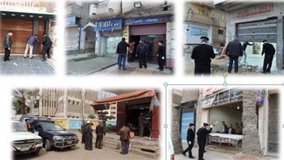 غلق 12 ألف مركز تعليمى و213 مقهى وضبط 251 قضية احتكار سلع