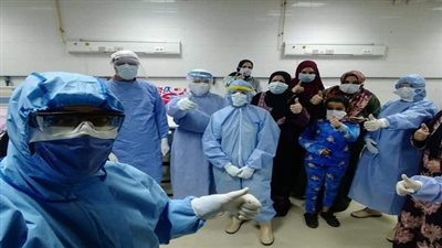 بالصور.. خروج 7 حالات من مصابي فيروس كورونا بمستشفى العزل بالدقهلية