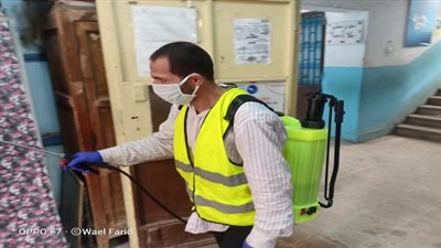تعقيم مدارس السويس المرشحة لإستقبال أصحاب المعاشات