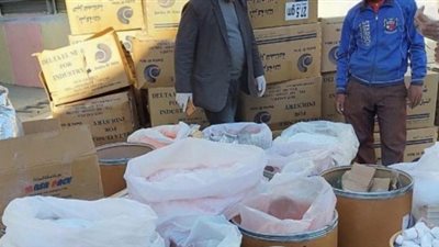 الرقابة الإدارية تضبط مصنع أدوية مغشوشة يديره فنى تبريد بكفر الشيخ