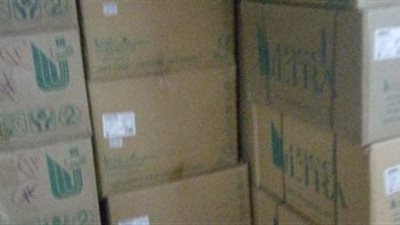 مصادرة 24 ألف عبوة وقطعة مستلزمات طبية داخل شركة فى الساحل