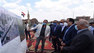 مدبولي يتفقد عدداً من كباري طريق بنها المنصورة 