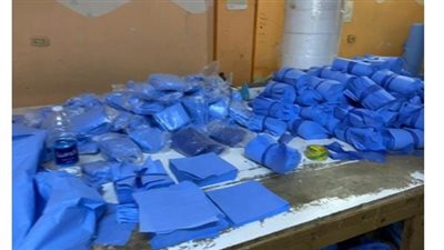 الداخلية تضبط 14 ألف كمامة كورونا غير مطابقة للمواصفات بالجيزة