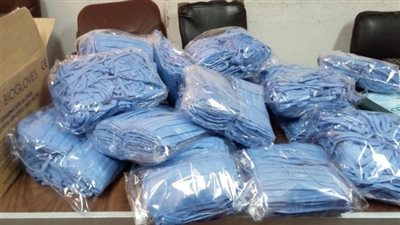 ضبط 11 ألف كمامة كورونا مجهولة المصدر بالإسكندرية