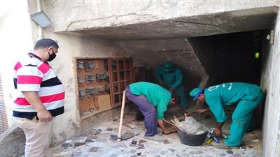 حملة نظافة مكبرة لمستقبل وطن وحي ثاني طنطا بالغربية