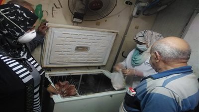 ضبط 1360 كيلو لحوم ودواجن ومعجنات غير صالحة للأستهلاك الآدمي بالدقهلية  