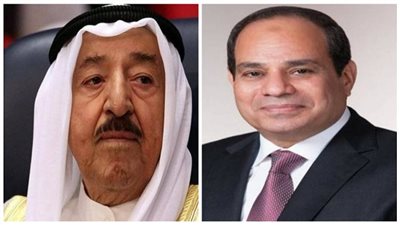 الرئيس السيسي يطمئن على صحة امير الكويت عقب إجراء عملية جراحية