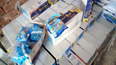 ضبط 11 طن ملح طعام في حملة تموينية بالغربية