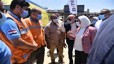 وزيرة الصحة تتابع تنفيذ خطة التأمين الطبي بمنطقة العلمين بالساحل الشمالى