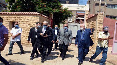 الهجان وعجلان يتفقدان إمتحانات  الدبلومات الفنية بمدرستى بنها الميكانيكية العسكرية والشهيد سامح البطاوى 