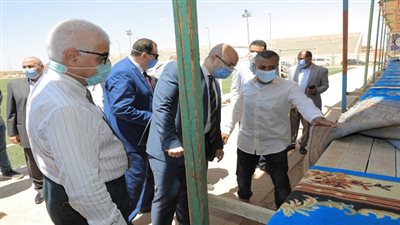 محافظ بني سويف يتفقد مقر اللجنة العامة وعدد من المقار واللجان الخاصة بانتخابات مجلس الشيوخ  