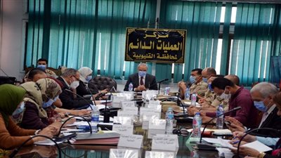 محافظ القليوبية يترأس غرفة العلميات لمتابعة سير انتخابات مجلس الشيوخ 