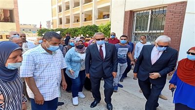 الهجان وعجلان يتابعان اللجان الانتخابية بقها 