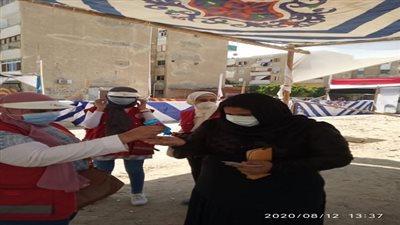 الهلال الأحمر بالسويس يواصل عمليات تطهير وتعقيم لجان الشيوخ الإنتخابية