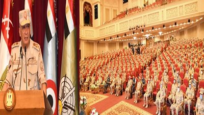 وزير الدفاع يلتقى عدداً من الضباط المعينين لتولى الوظائف القيادية بالقوات المسلحة