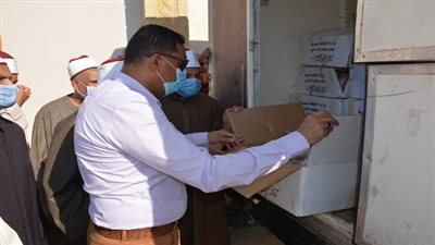 توزيع 3 طن لحوم من صك الاضاحي على الاسر المستحقة بمراكز الدقهلية