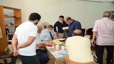 لجنة من وزارة التعليم العالى تتفقد اختبارات القدرات بجامعة أسيوط