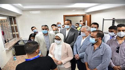 وزيرة الصحة تتفقد وحدة صحة طب أسرة البعيرات