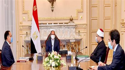 الرئيس السيسي يوجه بصون وتعظيم قيمة مال هيئة الاوقاف لتصبح معاملاتها المالية طبقاً للقيمة التجارية