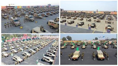 القوات المسلحة تشارك فى تأمين جولة الإعادة من إنتخابات مجلس الشيوخ 