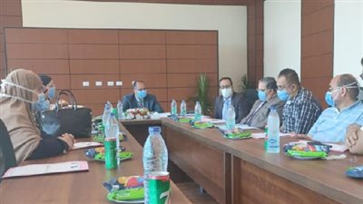 إنعقاد مجلس كليه الطب جامعة السويس بحضور وكيل وزارة الصحة بالمحافظة