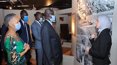 وزير التعليم العالي بدولة جنوب السودان في زيارة لمكتبة الإسكندرية 