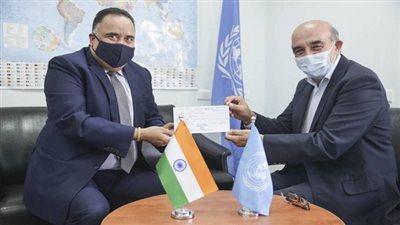 الهند تدعم اللاجئين الفلسطينيين بمليون دولار