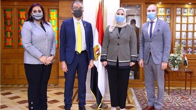 القباج تبحث مع مدير جمعيات الصليب الأحمر تعزيز سبل التعاون