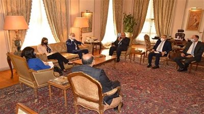 وزير الخارجية يلتقي مبعوث الأمم المتحدة الخاص إلى سوريا