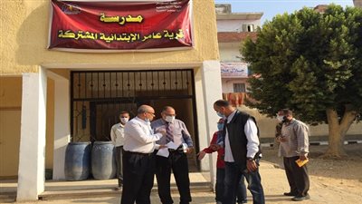 وكيل التعليم بالسويس يتفقد عدد من مدارس القطاع الريفي 