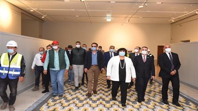 مستشار رئيس الجمهورية ووزيرة الثقافة يتفقدان متحف الفنون ومكتبة العاصمة الادارية الجديدة 