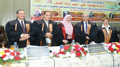 نائب وزير التعليم يوصي بتبادل رسالة معلمة بالقليوبية بين الجامعات خلال مناقشة رسالة ماجستير