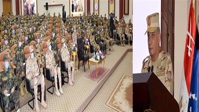 وزير الدفاع يلتقى عددًا من مقاتلى قوات الصاعقة والمظلات