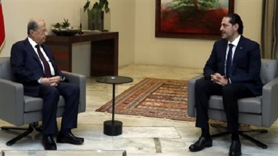 الرئيس اللبنانى يستعرض مع الحريرى آخر المستجدات على الصعيد الحكومى