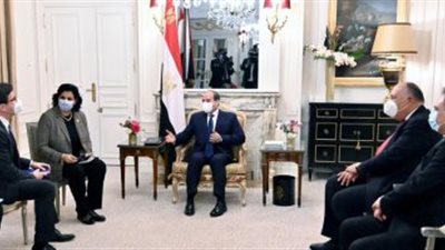 السيسى يلتقى رئيس شركة 