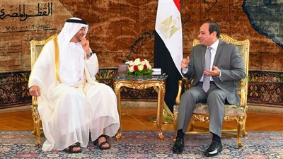 السيسي يستقبل الشيخ محمد بن زايد