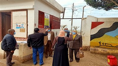 وكيل مديرية التربية والتعليم بالقليوبية تتفقد ديوان ومدارس تعليم قها 