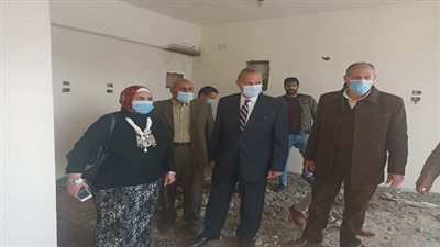 محافظ القليوبية يتفقد أعمال تطوير مبنى ديوان عام المحافظة