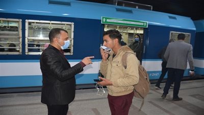 المترو يواصل حملاته الإنضباطية المكثفة بمحطات الخط الأول