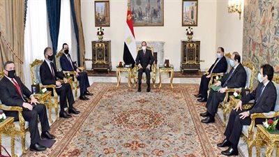 الرئيس السيسي يلتقي وزير الخزانة الامريكي 