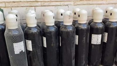 ضبط 200 أسطوانة أكسجين تستخدم في علاج مصابي 