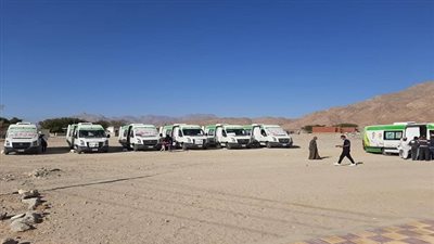 ضمن مبادرة حياه كريمة.. قوافل طبية مجانية الى أودية شرم الشيخ  بجنوب سيناء  