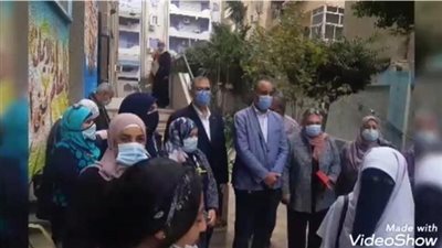 تطهير وتعقيم ديوان مديرية التعليم بالسويس من تفشي وباء كورونا