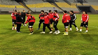 طلائع الجيش يختتم تدريباته إستعدادأ للبنك الأهلي 