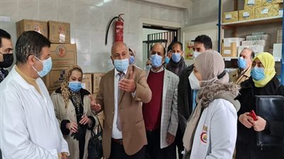 وكيل صحة الغربية يتابع سير العمل بمستشفي بسيون المركزي 