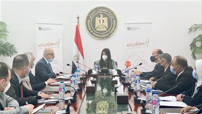 المشاط تلتقى وفدا عراقيا لعرض التجربة المصرية فى التعاون الإنمائى