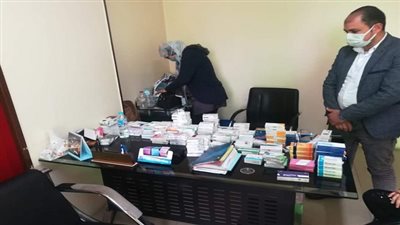صحة الدقهلية ضبط كميات كبيرة من الأدوية المهربة والغير مصرح تداولها في الاسواق