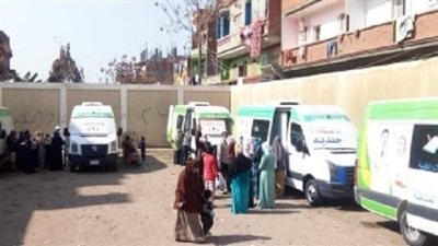 الكشف على 1359 مريضا خلال عمل قافلة طبية فى الدقهلية