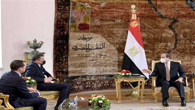 الرئيس السيسى يستقبل عبد الحميد الدبيبة رئيس الحكومة الليبية الجديدة